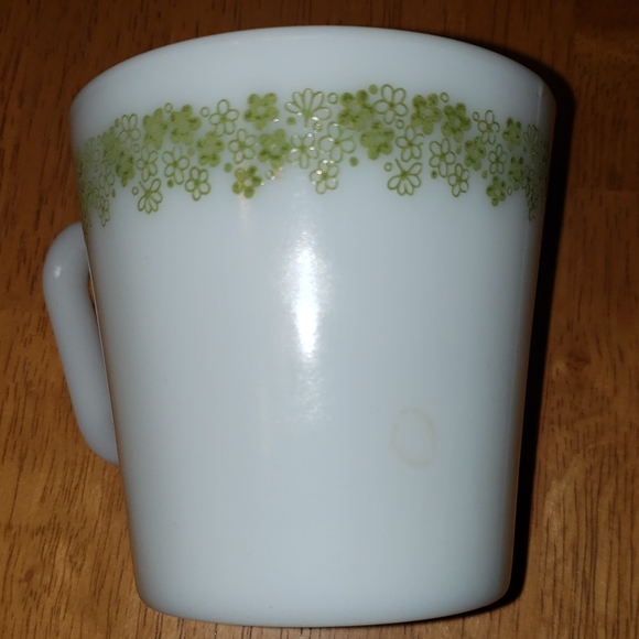 Vintage Pyrex Crazy Daisy 3pc D Handle Coffee Cups - Picture 5 of 8